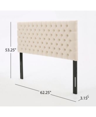 Bierman Headboard Contemporary Style, Plush Upholstery, Easy Assembly