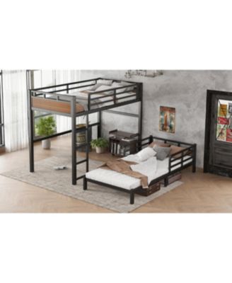 Twin XL/Twin XL Metal Bunk Bed, Separable