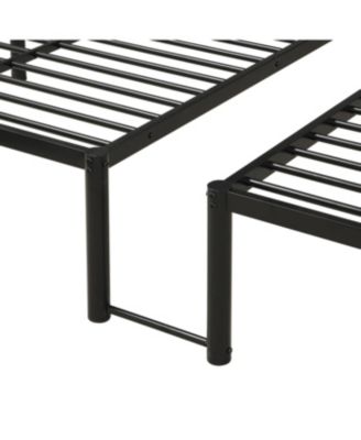 Streamdale Twin Over Twin Over Twin Triple Bunk Bed with Vertical Ladder and Safety Rail