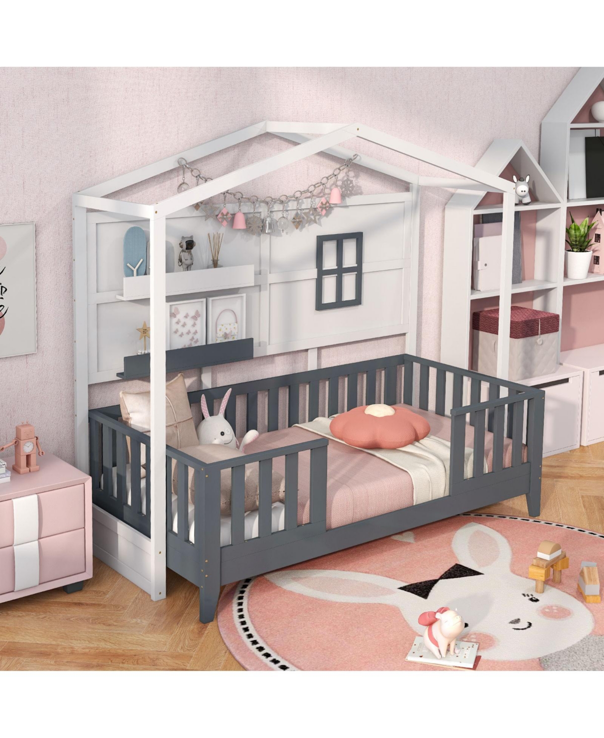 Costway 2PCS Outdoor Beach Lounge Chair Folding Chaise Lounge with Pillow