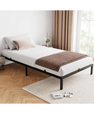 Twin Bed Frame Simple Assembly Labeled Parts Tools Included Quick Setup