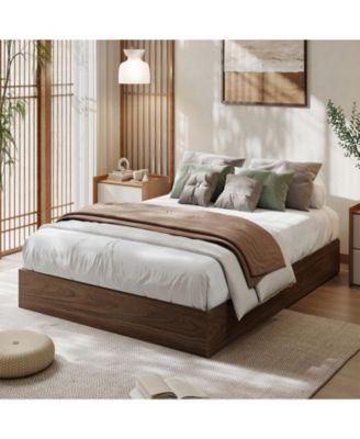 Twin-xl Size Wood Platform Bed Frame