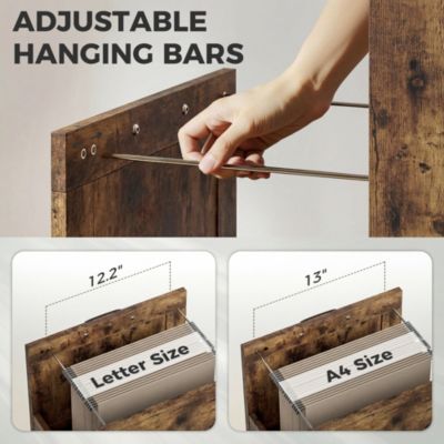 3 Drawer File Cabinet, Filing Cabinet for A4 or Letter Size