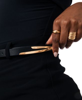 Modern Saddle Leather Belt