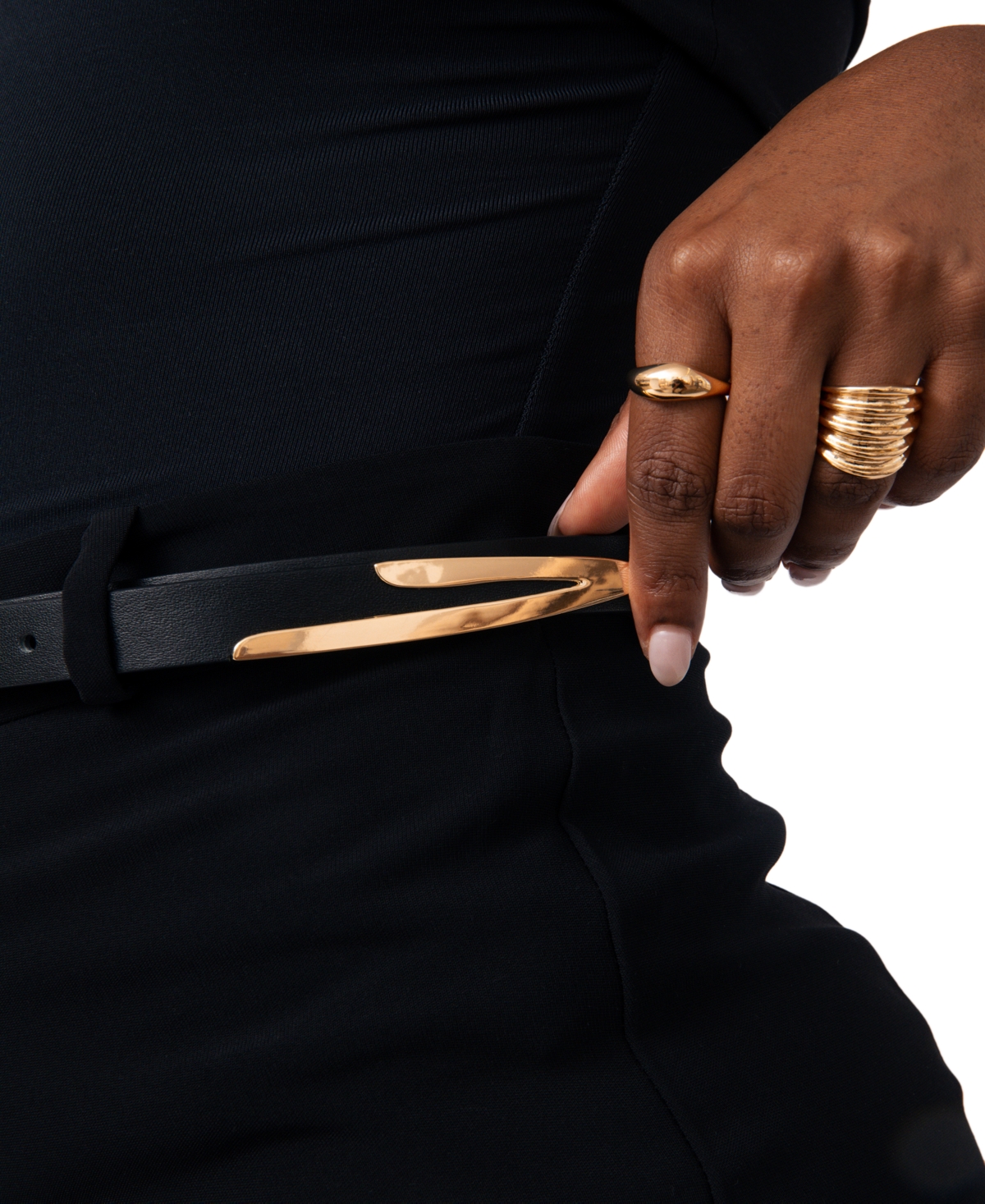 Ettika Modern Saddle Leather Belt