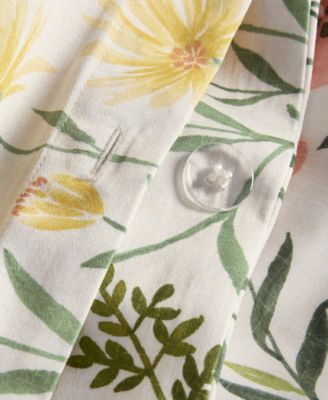 Daisy Blooms 3-Pc. Duvet Cover Set, King