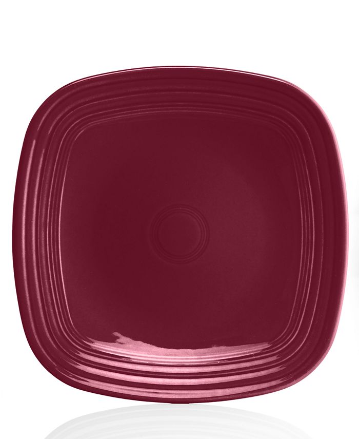 Fiesta Claret Square Dinner Plate Macy's