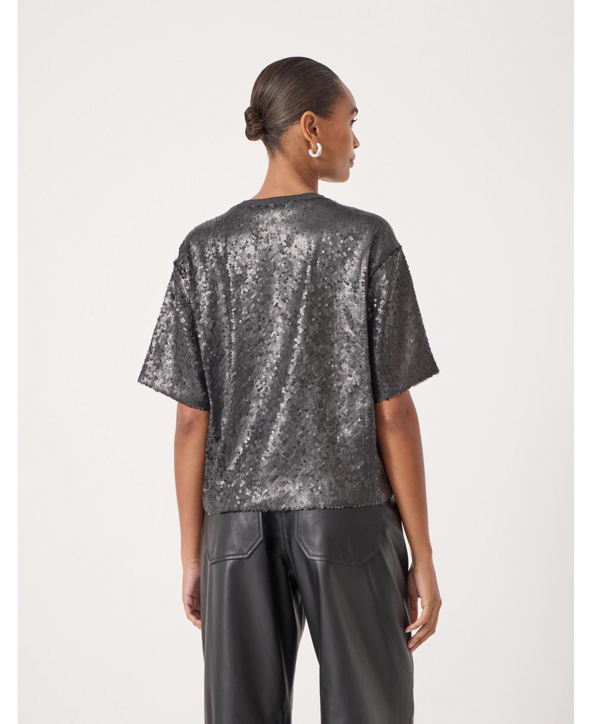Hush Women's Holly Matte Sequin T-Shirt