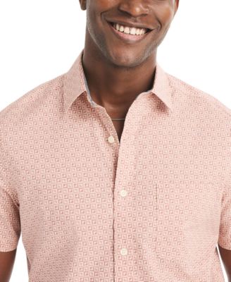 Men's Printed Short-Sleeve Shirt