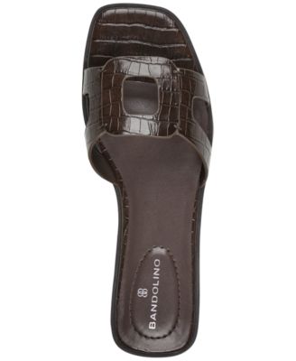 Women's Vienma Square Toe Flat Slip-On Sandals