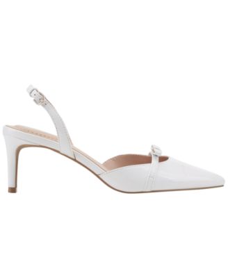 Women's Pracen Bow Slingback Kitten Heel Pumps