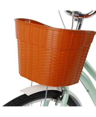 26-Inch Cruiser Bike for Family Rides, Low Step Frame with Passenger Seat & Footrests