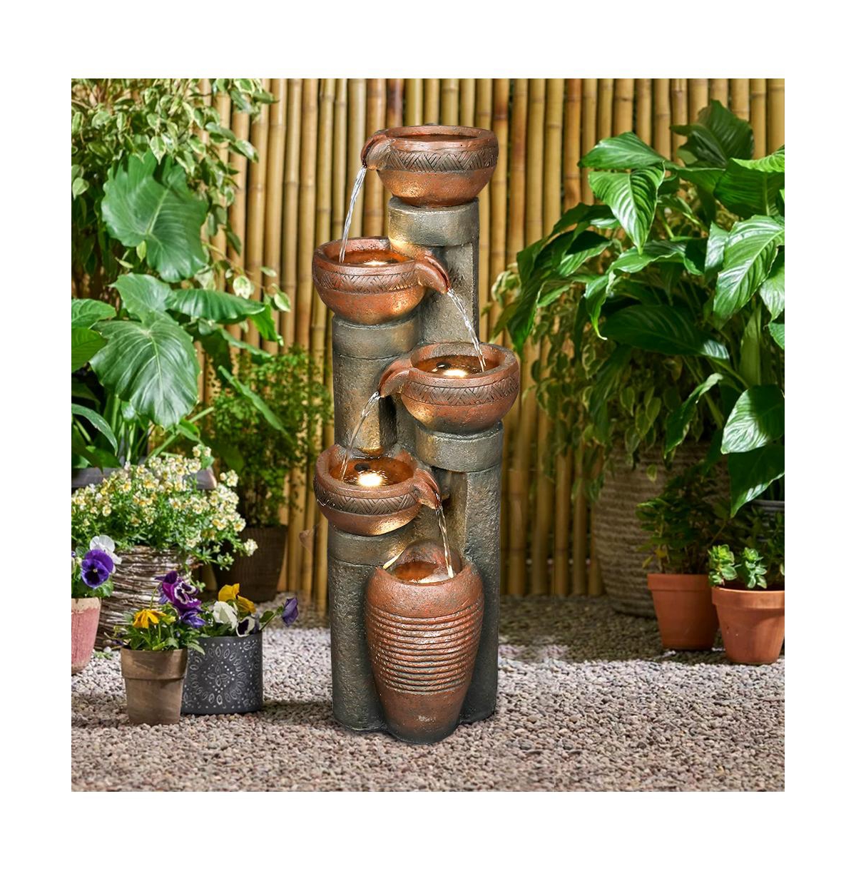 SunJet 5-Tier Outdoor Water Fountain