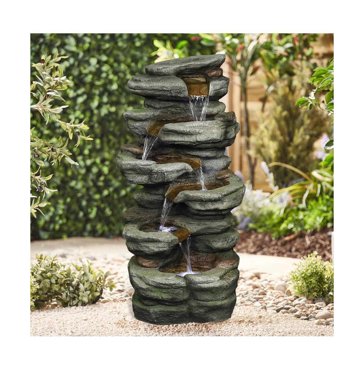 SunJet 30.7" Outdoor Water Fountain