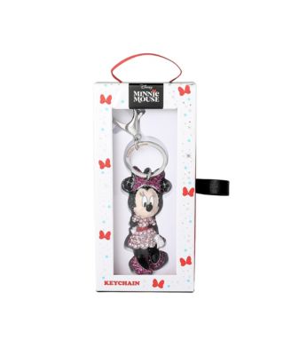 Minnie Mouse Crystal Pave Bag Charm Keychain – Officially Licensed