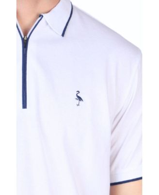 Men's Micro Pique Polo with Zipper Planket
