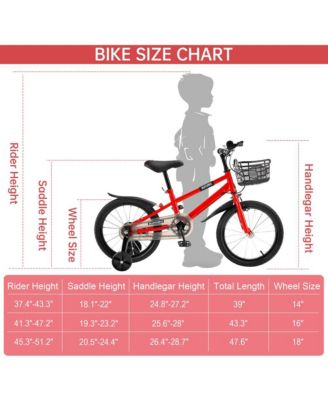 18-Inch Kids Bike for Ages 6-10 with Removable Training Wheels & Dual Brakes for the 2-Wheel Journey