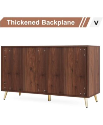 Wooden Drawer Organizer Cabinet Unit, with Solid Wood Legs