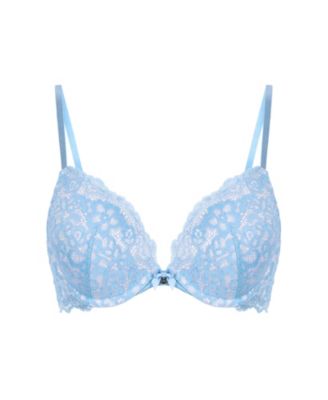 Hunkemoller Women's Marine Padded Push-Up Underwired Bra