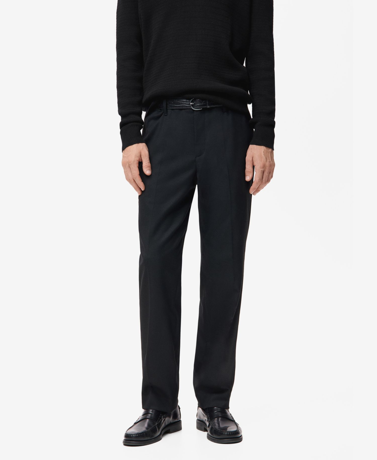 Men's Flowy Straight-Fit Pants