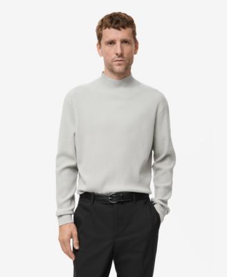 Men's Ribbed Turtleneck Sweater