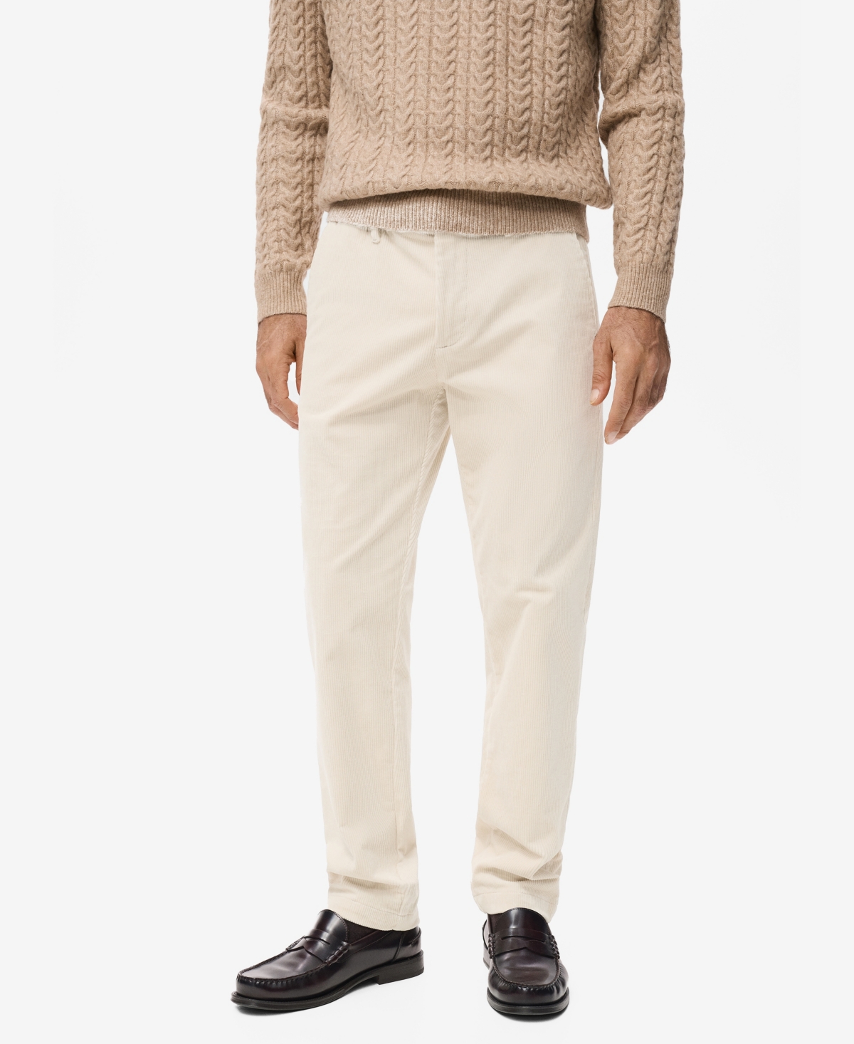 Mango Men's Corduroy Slim-Fit Pants