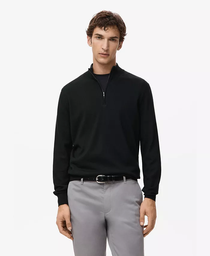 Men's Perkins Neck Wool Sweater