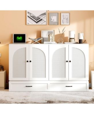 Queen Size Murphy Bed with Large Drawers