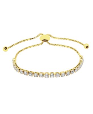 Cubic Zirconia (3.96 ct. t.w.) Adjustable Bolo Bracelet