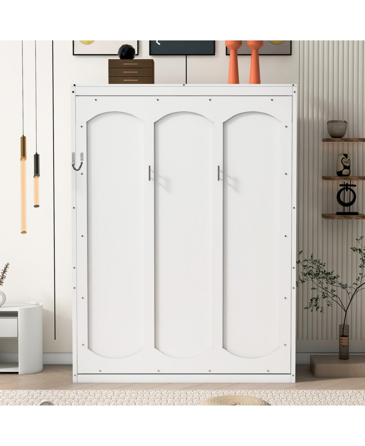 Streamdale Furniture Murphy Bed Wall Bed with Shelves