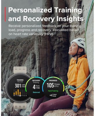 Vertical GPS Sports Watch with Sapphire Touchscreen, Heart Rate and Sleep Tracker