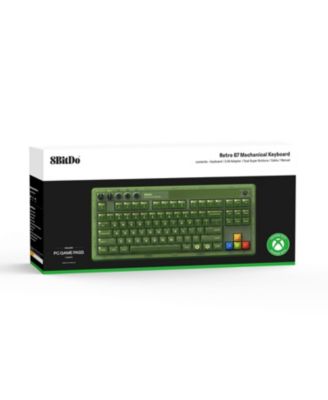 Retro 87 for Windows and Android - Xbox Edition - Mechanical RGB Backlit Wireless Gaming Keyboard