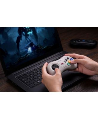 M30 Bluetooth Wireless Gamepad Controller for Sega Genesis Mini and Mega Drive Mini and Nintendo Switch - White