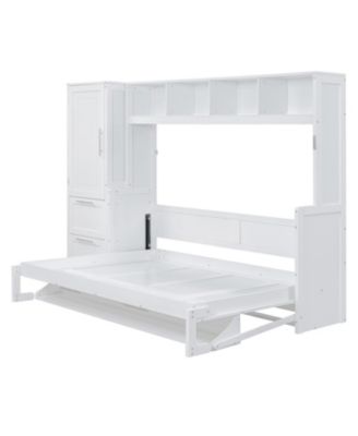 Streamdale Queen Murphy Bed with Closet & Drawers