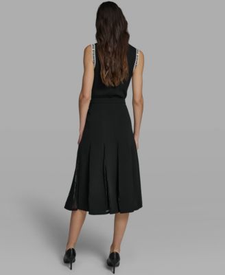 Women's Lace Inset Maxi Skirt