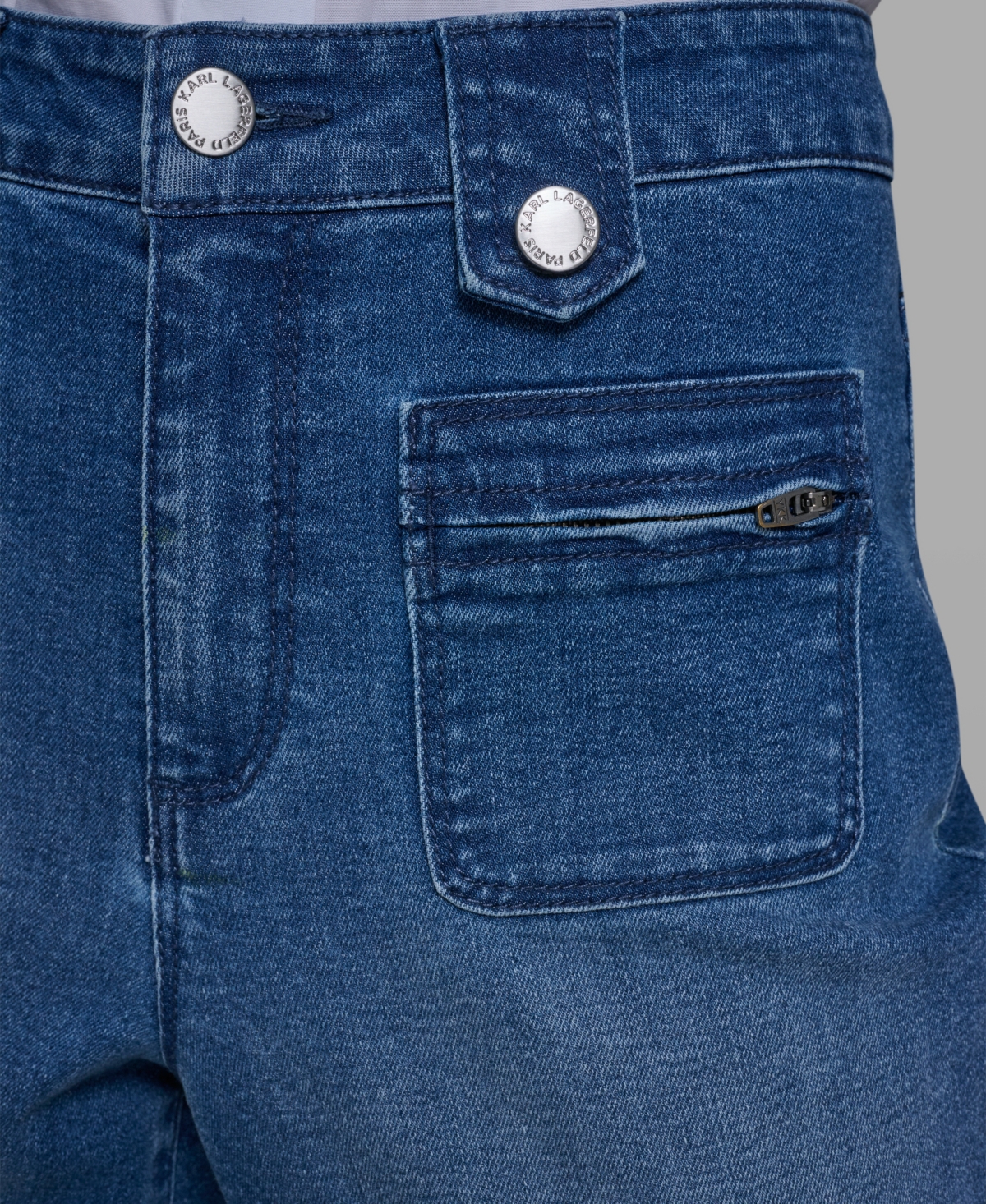 Karl Lagerfeld Paris Women's Straight Leg Jeans