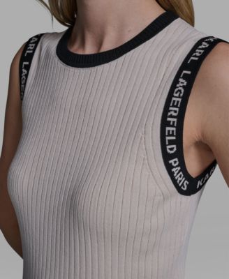 Women's Sleeveless KLP Trim Tank Top