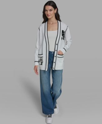 Women's Long-Sleeve Varsity Cardigan