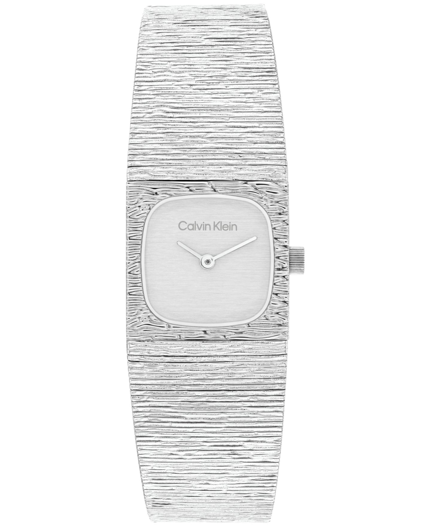Женские часы Calvin Klein Sophisticated Square Silver Tone Stainless Steel Bracelet Watch, 20mm — фото 1