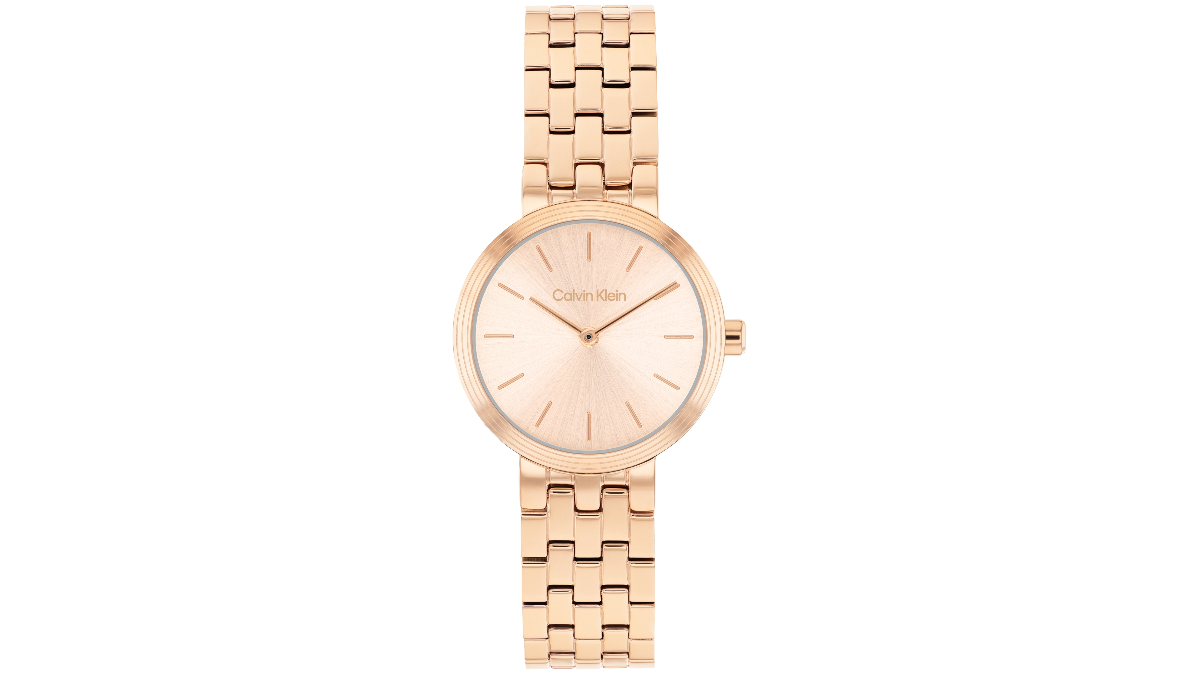 Calvin Klein Women's Forme Rose Gold Tone Stainless Steel Bracelet Watch, 26mm