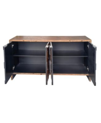 Farmhouse Accent Cabinet with 4 Doors