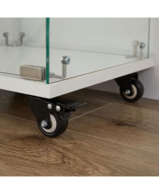 + 4-Tier + Glass + Locks & Acrylic Shelves + Display Cabinet