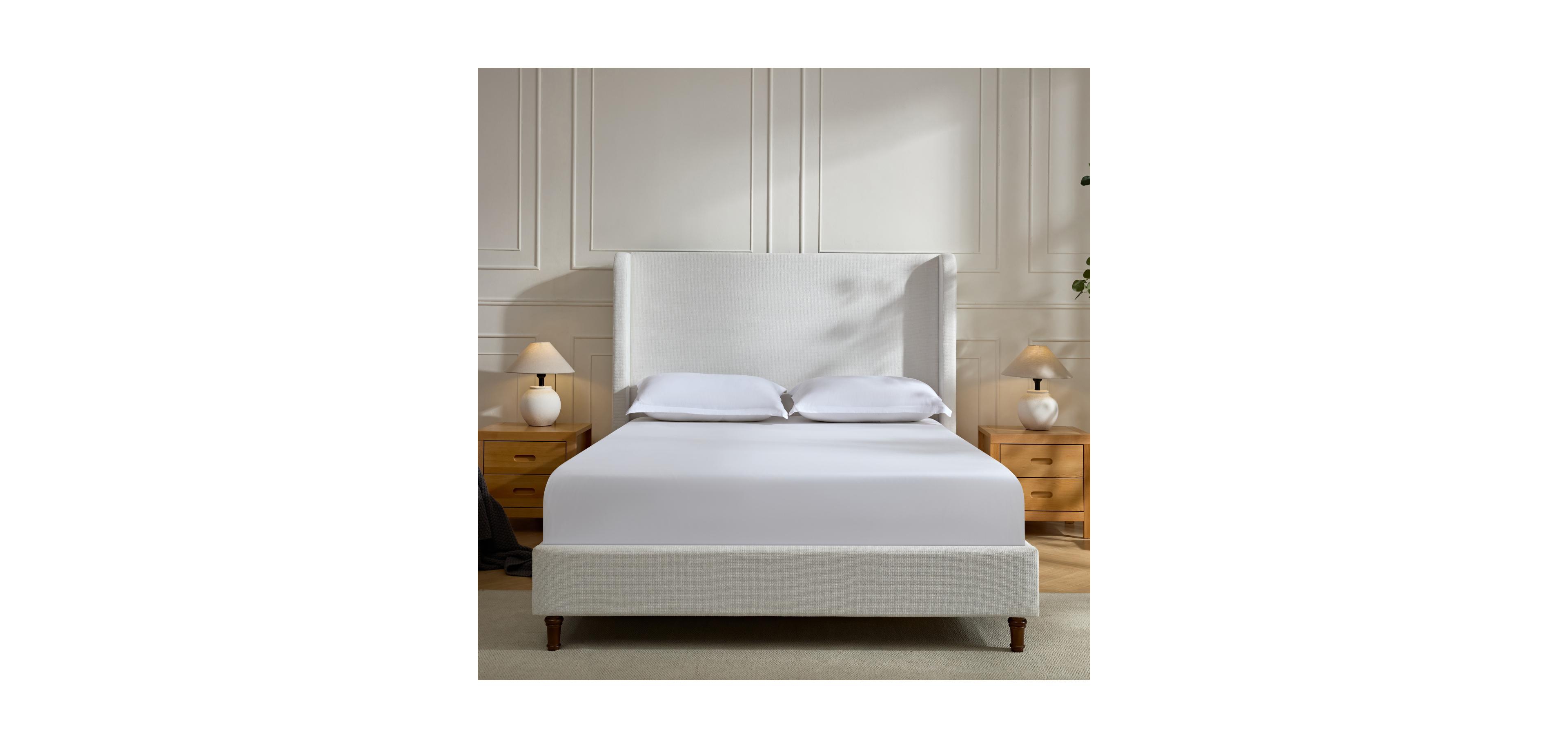 Streamdale Furniture Harper Upholstered Bed with Tall Headboard Queen