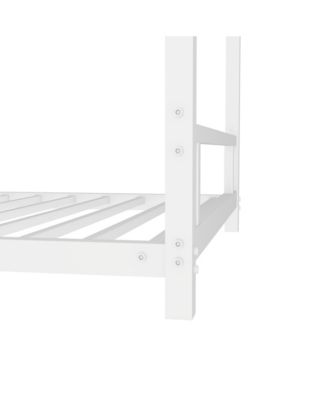 Metal Twin over Twin Bunk Bed/ Heavy-duty Sturdy Metal/ Noise Reduced/ Safety Guardrail/No Box Spring Needed