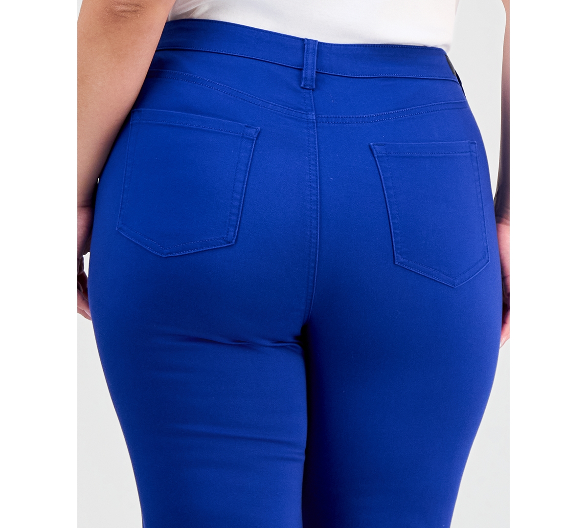 Jones New York Plus Lexington High-Rise Straight-Leg Jeans