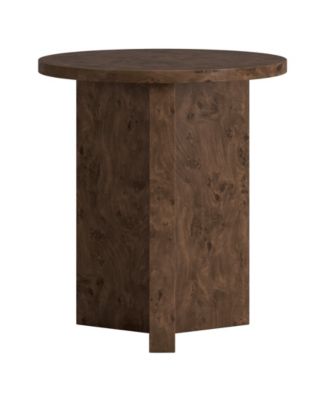 Anders 20" Wide Burled Side Table