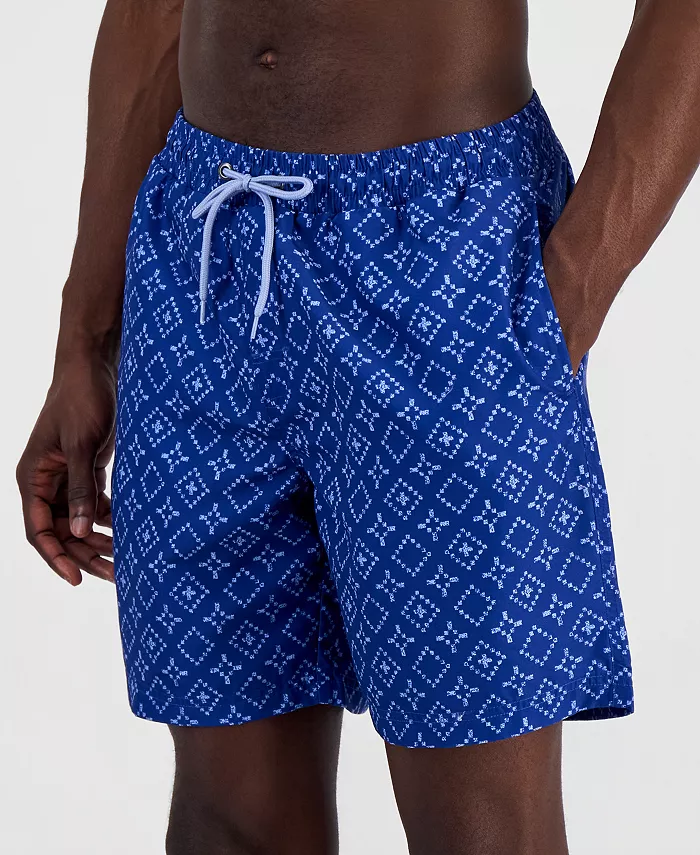 Men's Rustic Geo 7" Swim Trunks - thumbnail 5