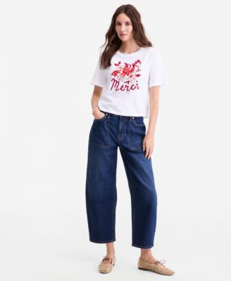 Women's Merci Embroidered Graphic T-Shirt