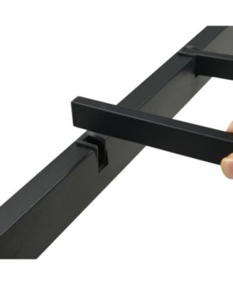 LED Bed Frame with Storage Drawers & USB Charging