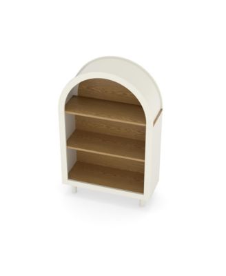 Arched & Woodgrain 3-Shelf Bookcase